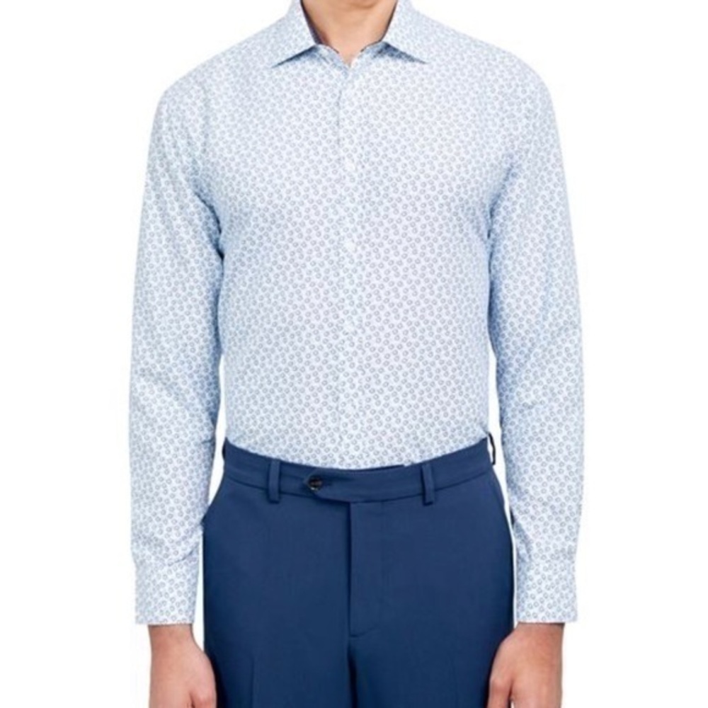 Society of Threads Slim Fit Performance Button Down‎
